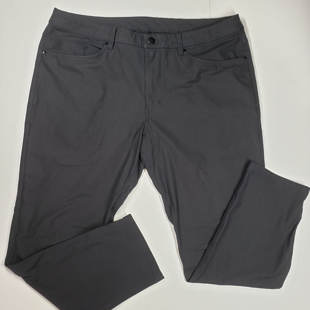 Lululemon Mens ABC Pant Slim Black Warpstreme Size 36